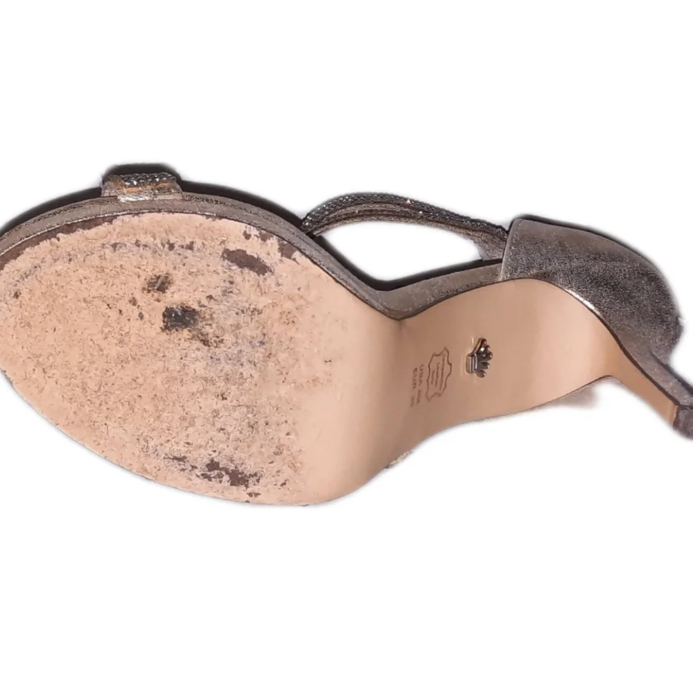 Nina gold rhinestone heels - Picture 5 of 5